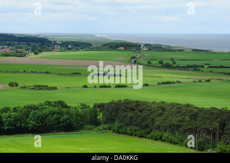 Klasse 101 Diesel Triebzug in North Norfolk Railway Landschaft, Norfolk, England, Großbritannien Stockfoto