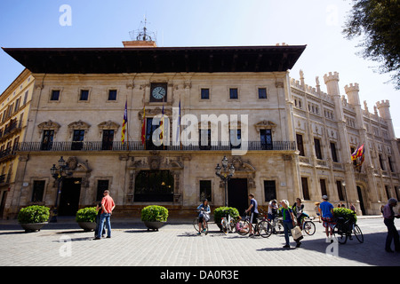 Ajuntament de Palma, Rathaus, Plaza Cort, Palma De Mallorca, Mallorca, Spanien Stockfoto