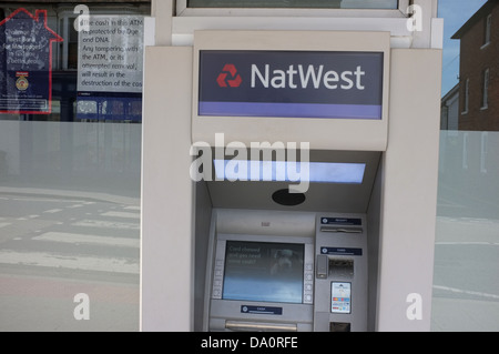 NatWest Kasse Edenbridge Stadt Kent uk 2013 Stockfoto