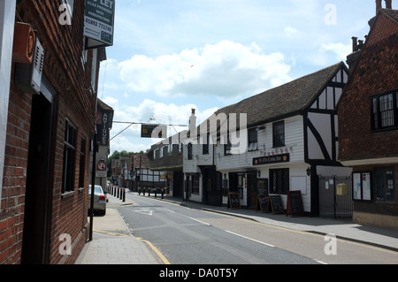 Edenbridge Stadtteil Sevenoaks Kent UK 2013 Stockfoto