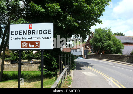 Edenbridge Stadt Kent uk 2013 Stockfoto