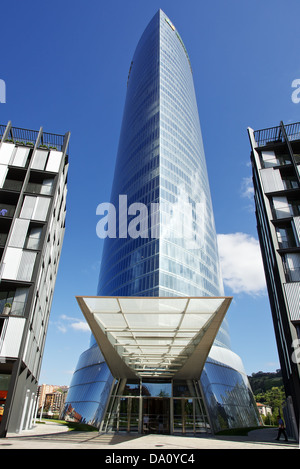 Iberdrola Tower in Bilbao city Stockfoto