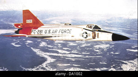 31.-Fighter Interceptor Squadron Convair F-102A-75-CO Delta Dagger 56-1281 Stockfoto