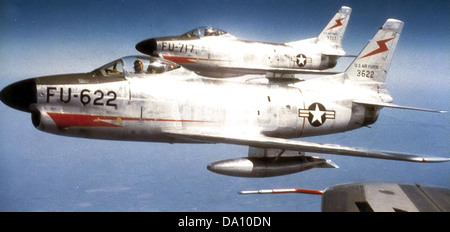 432d Fighter Interceptor Squadron North American F-86D-40-NA Sabres Stockfoto