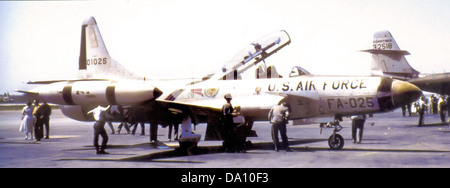 437th Fighter Interceptor Squadron Lockheed F-94C-1-LO Starfire 50-1025 1954 Stockfoto