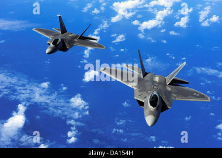 90. Fighter Squadron - f-22 s Stockfoto