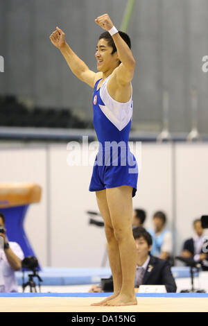 Tokio, Japan. 29. Juni 2013. Kenzo Shirai (JPN), 30. Juni 2013 - Kunstturnen: 67. All Japan Kunstturnen Apparat Championship, Herren Stock Finale am Tokyo Metropolitan Gymnasium, Tokio, Japan.  (Foto von Daiju Kitamura/AFLO SPORT) Bildnachweis: Aflo Co. Ltd./Alamy Live-Nachrichten Stockfoto