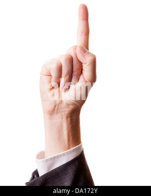 Achtung-Zeichen Stockfoto