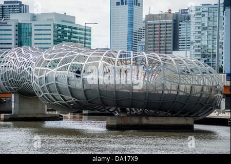 Das Hafengebiet am Rande der Innenstadt von Melbourne Australien. Stockfoto