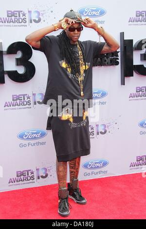 Los Angeles, Kalifornien, USA. 30. Juni 2013. 2 Chainz besucht 2013 BET Awards - roter Teppich am 30. Juni im Nokia Theatre in Los Angeles, Kalifornien leben. USA. (Bild Kredit: Kredit: TLeopold/Globe Photos/ZUMAPRESS.com/Alamy Live-Nachrichten) Stockfoto