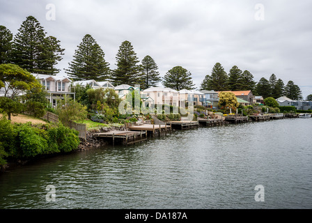 Malerische Port Fairy auf der Great Ocean Road in Victoria, Australien. Stockfoto