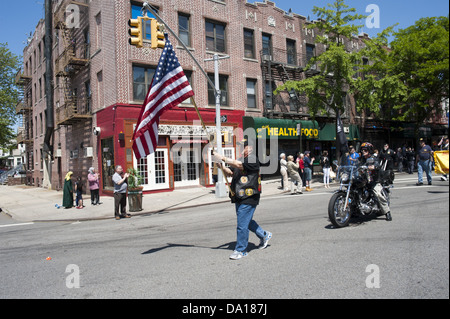 Die Kings County Memorial Day Parade im Bay Ridge Abschnitt von Brooklyn, New York, 27. Mai 2013. Vietnam-Veteranen marschieren. Stockfoto