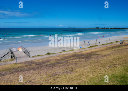 Der Strand der malerischen Stadt von Port Fairy am westlichen Ende der Great Ocean Road in Victoria, Australien. Stockfoto