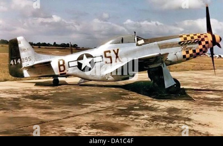 352d FS North American P-51D-10-NA Mustang 44-14095 Stockfoto