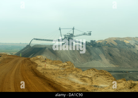 Tagebau Garzweiler (Tagebau) Zeche, Deutschland. Stockfoto