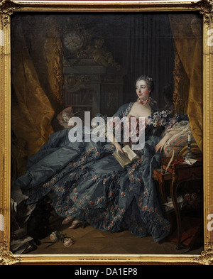 Francois Boucher (1703-1770). Französischer Maler. Madame Pompadour, 1758. Alte Pinakothek. München. Deutschland. Stockfoto