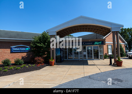 Pennsylvania Dutch Country Visitor Center in Lancaster County im Bundesstaat Pennsylvania. Stockfoto