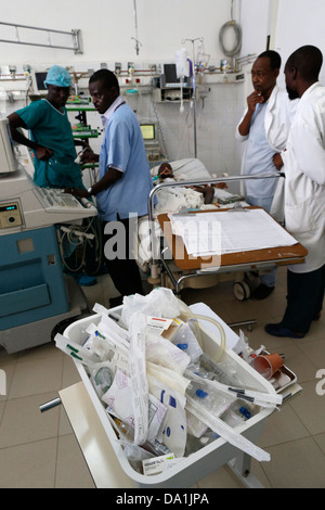 EIN KRANKENHAUS IN AFRIKA Stockfoto