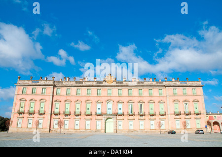 Fassade des Palastes Riofrio. Segovia Provinz, Kastilien-León, Spanien. Stockfoto