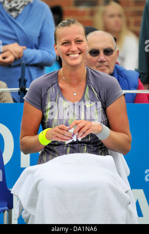 Petra Kvitova (Tschechien) in Eastbourne, 2013 Stockfoto