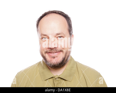 Mann in seinen Vierzigern Stockfoto