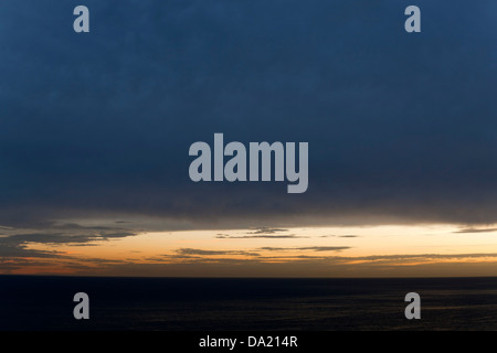 LOS ANGELES, CA-Februar 28: Santa Monica Beach in Los Angeles, Kalifornien am 28. Februar 2007. Stockfoto