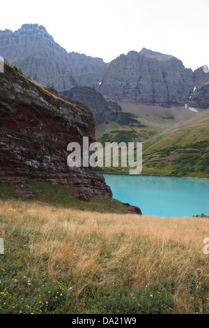 Grinnell Lake, Grinnell Gletscher, Glacier Nationalpark, Montana, Vereinigte Staaten von Amerika Stockfoto