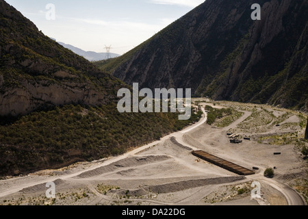 Der Eingang zum La Huasteca Ecological Park, neben Monterrey, Mexiko. Stockfoto