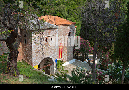 Panagia Evangelistria Kloster auf Skiathos Insel in Griechenland Stockfoto