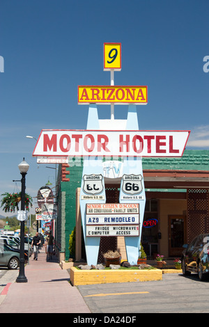 Motel-Schild in Williams, Arizona Stockfoto