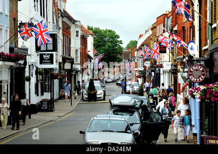 Voll High Street in Eton, Berkshire Stockfoto