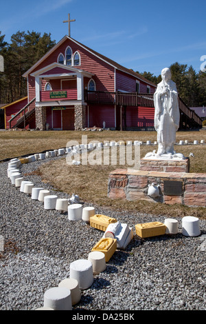 Nationalen Saint Kateri Tekakwitha Schrein, Fonda, New York State Stockfoto