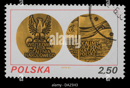 Polen - CIRCA 1982: Briefmarke gedruckt in Polen, ca. 1982 Stockfoto