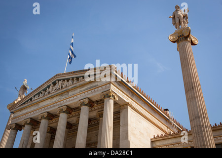 Akademie der Künste, Athen, Griechenland Stockfoto