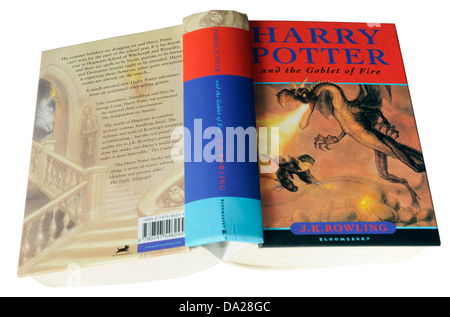 Das 4. Buch der Harry Potter Harry Potter und der Feuerkelch Stockfoto