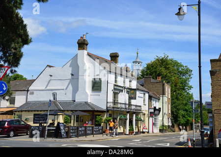 Flower Pot Hotel, Thames Street, Sunbury-on-Thames, Surrey, England, Vereinigtes Königreich Stockfoto