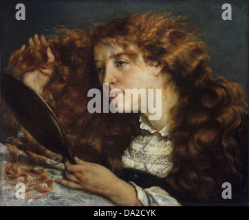 Gustave Courbet Jo la Belle Irlandaise MET Museum Stockfoto