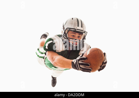 Porträt des American-Football-Spieler Stockfoto
