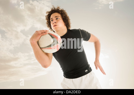 Porträt des Rugby-Spieler Stockfoto