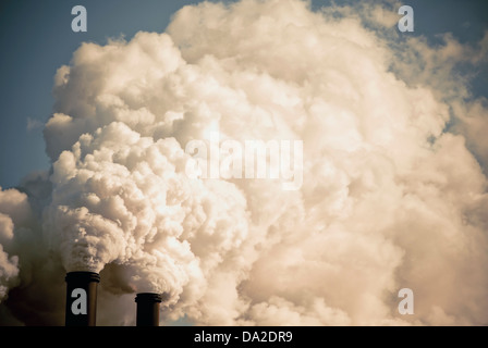 USA, Florida, industrielle Schornsteine Stockfoto