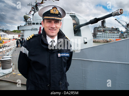 HMS Edinburgh (1985 - 2013) letzte ihrer Art. Stockfoto