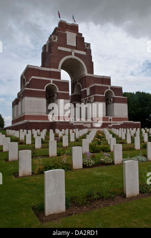 Thiepval-Denkmal, das Fehlen von der Schlacht von The Somme Stockfoto