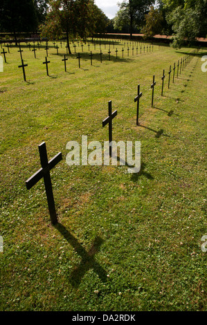 Deutschen Soldatenfriedhof Fricourt (Ger: Soldatenfriedhof), Somme Region, Frankreich Stockfoto