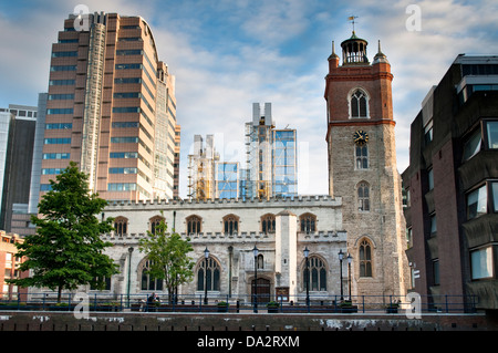 St Giles Kirche St Giles-ohne-Predigten, Barbican, City of London, UK Stockfoto