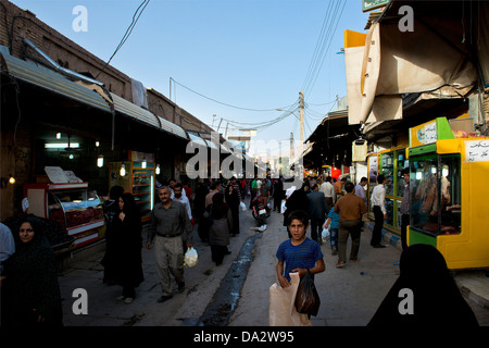 Asien, Iran, Kerman, Bazar Stockfoto