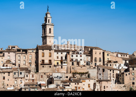 Bocairent mittelalterlichen Stadt in der Nähe von Ontinyent Provinz Valencia Spanien Stockfoto