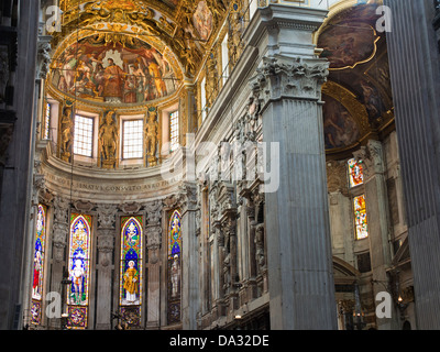 Das Innere des Genua San Lorenzo Cathedral, Italien 2 Stockfoto