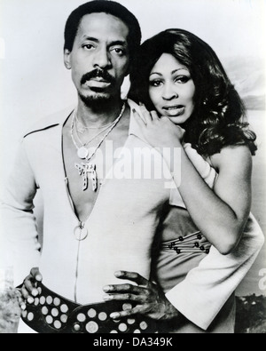 IKE & TINA TURNER Promo-Foto von US-rock-Musiker etwa 1970 Stockfoto