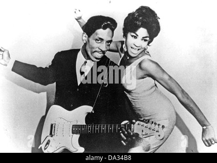 IKE & TINA TURNER Promo-Foto von US-rock-Musiker ca. 1965 Stockfoto