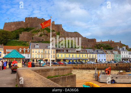 Gorey Castle, Gorey, Jersey, Großbritannien Stockfoto